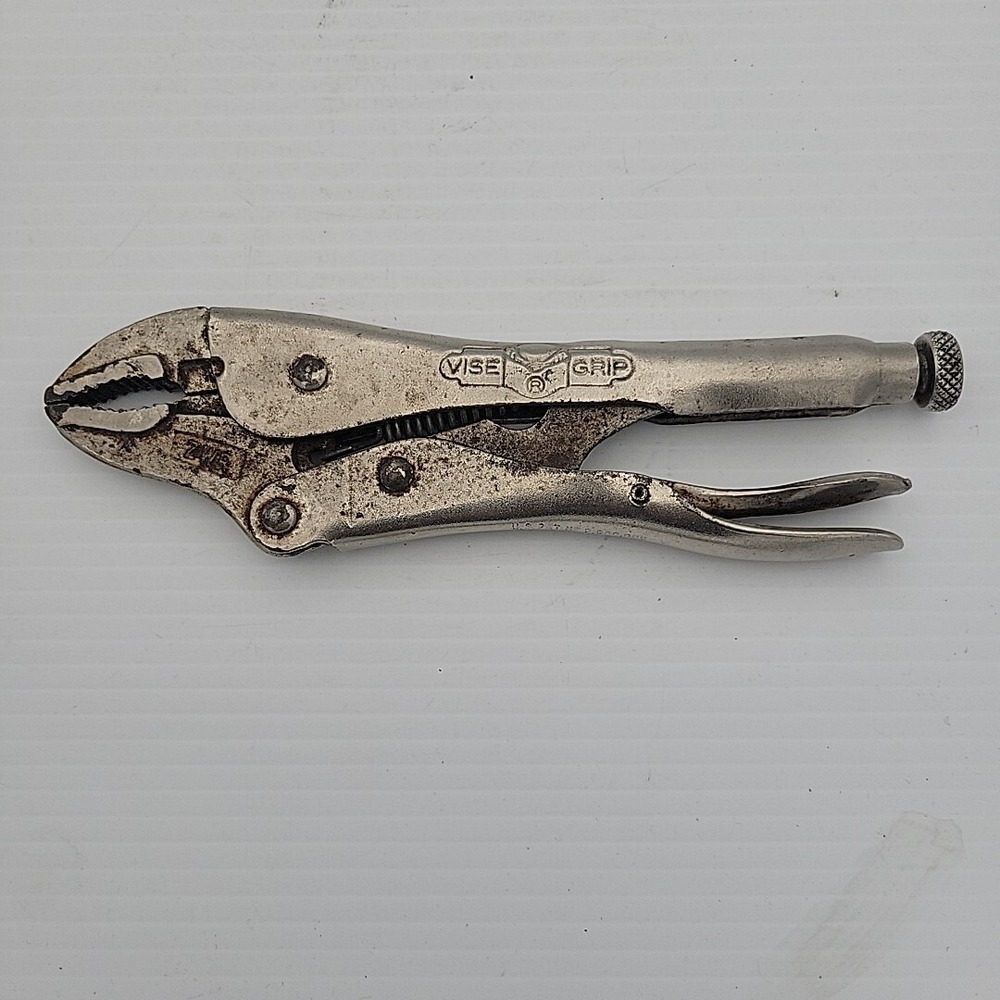 Vise-Grip 7WR 7 Inch Curved Jaw Locking Pliers Adjustable Hand Tool USA